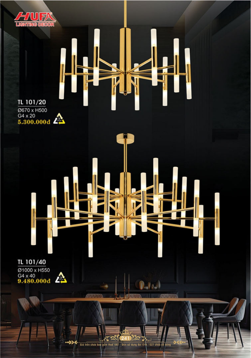 Bảng giá đèn trang trí HUFA